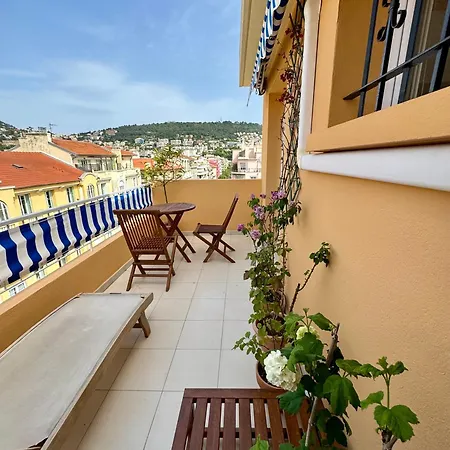Dernier Etage, Vue Panoramique Colline Du Chateau! Nice